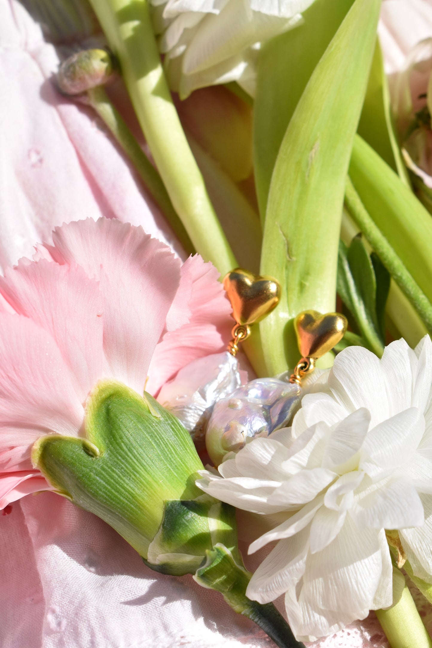 Sweetheart Vintage Statement Earrings