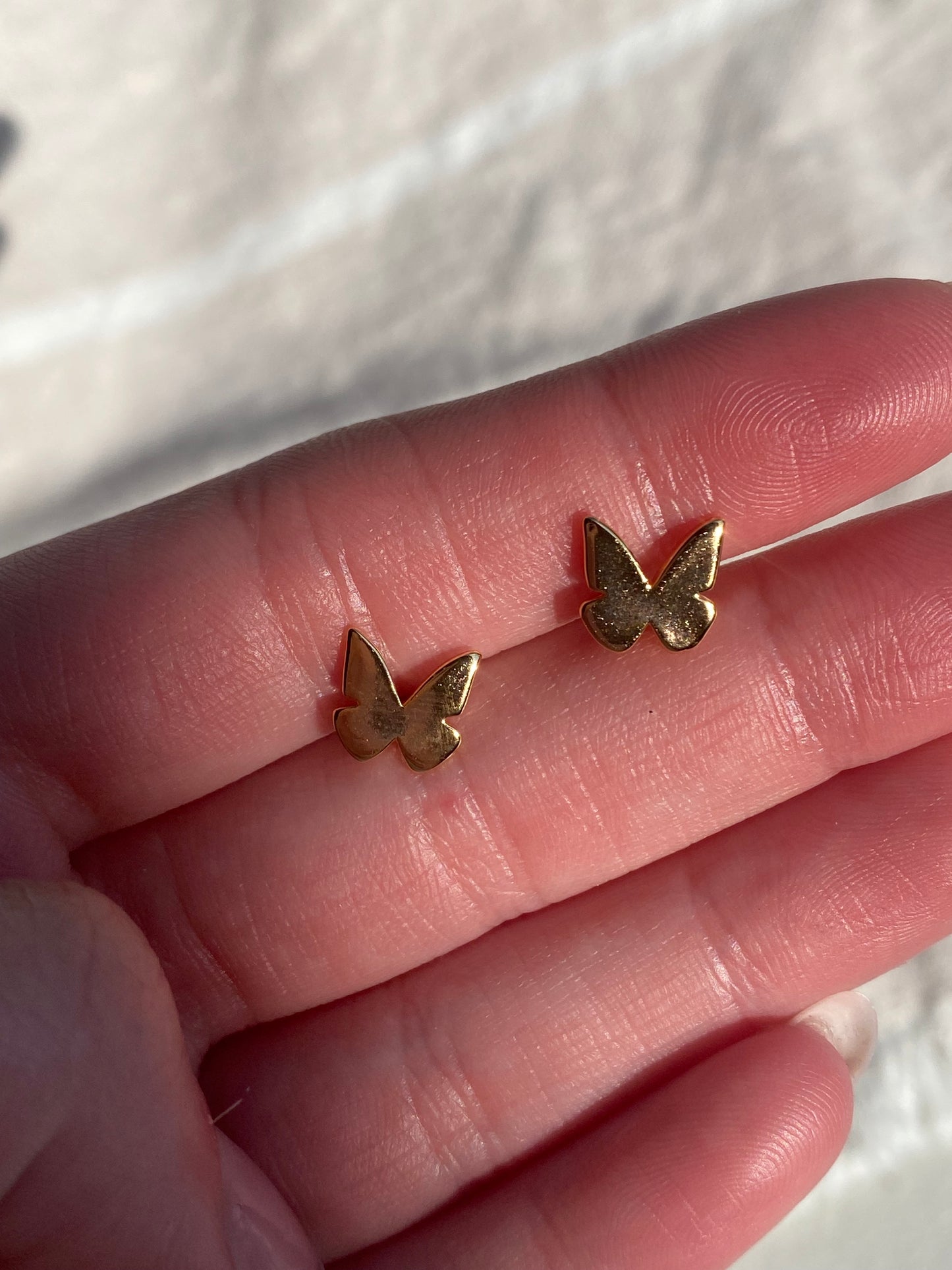 Butterfly wing studs