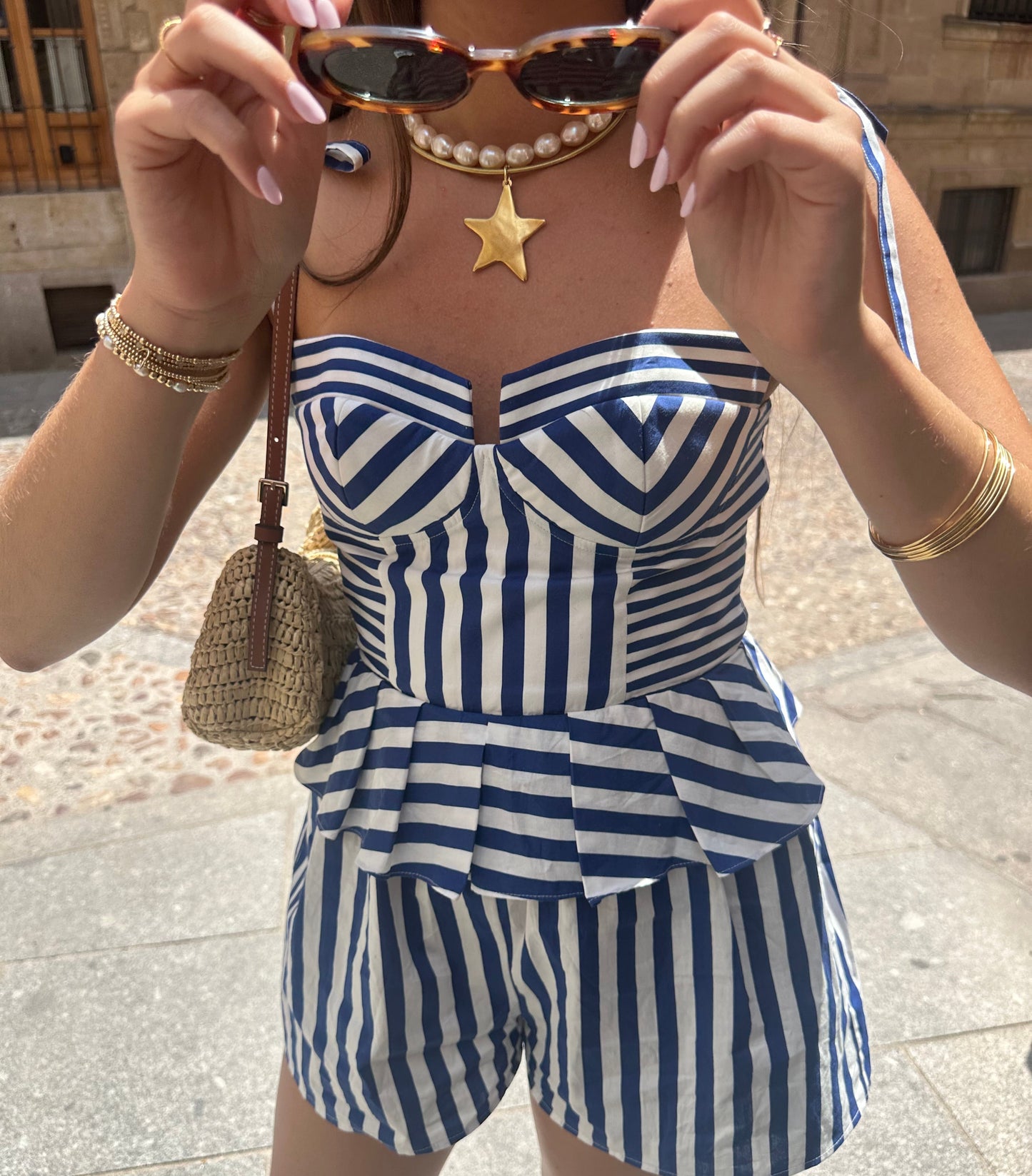 Vintage Star Collar Necklace