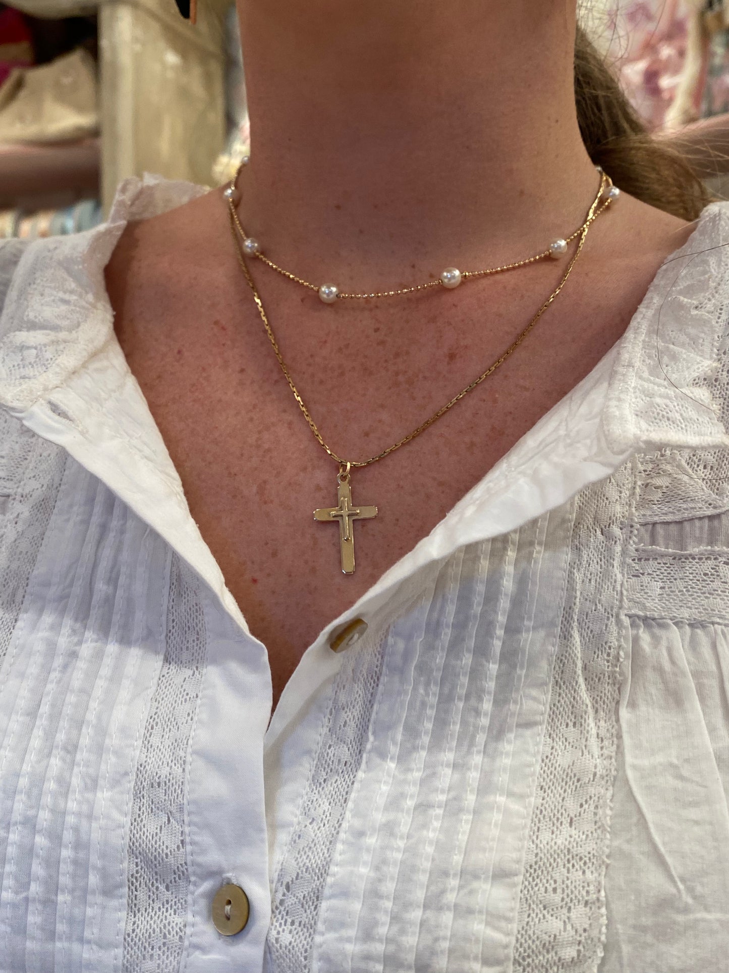 Sunrise pearl necklace