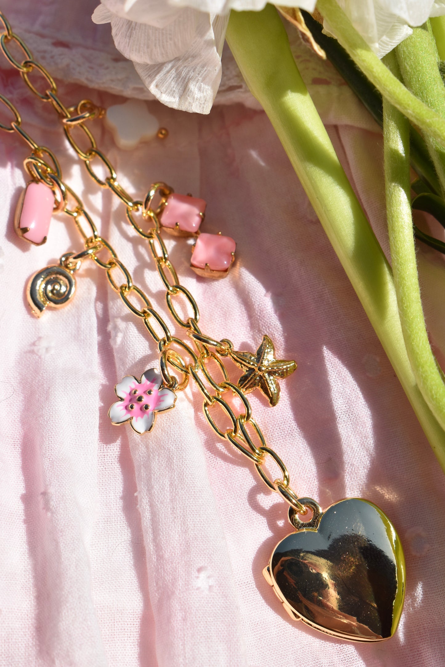 Blush Charm Necklace