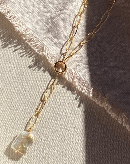 Catalina lariat necklace