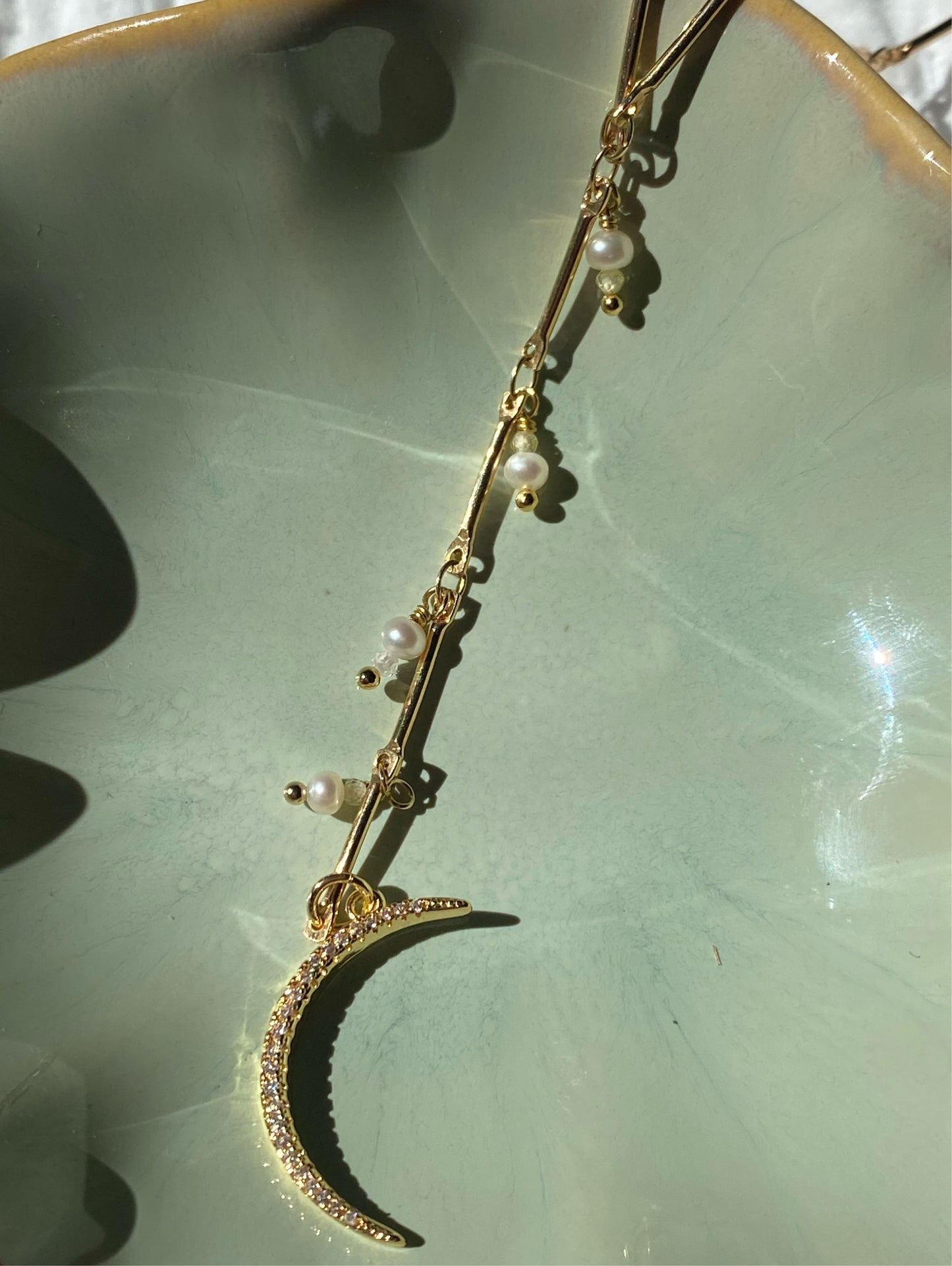 Luna lariat necklace