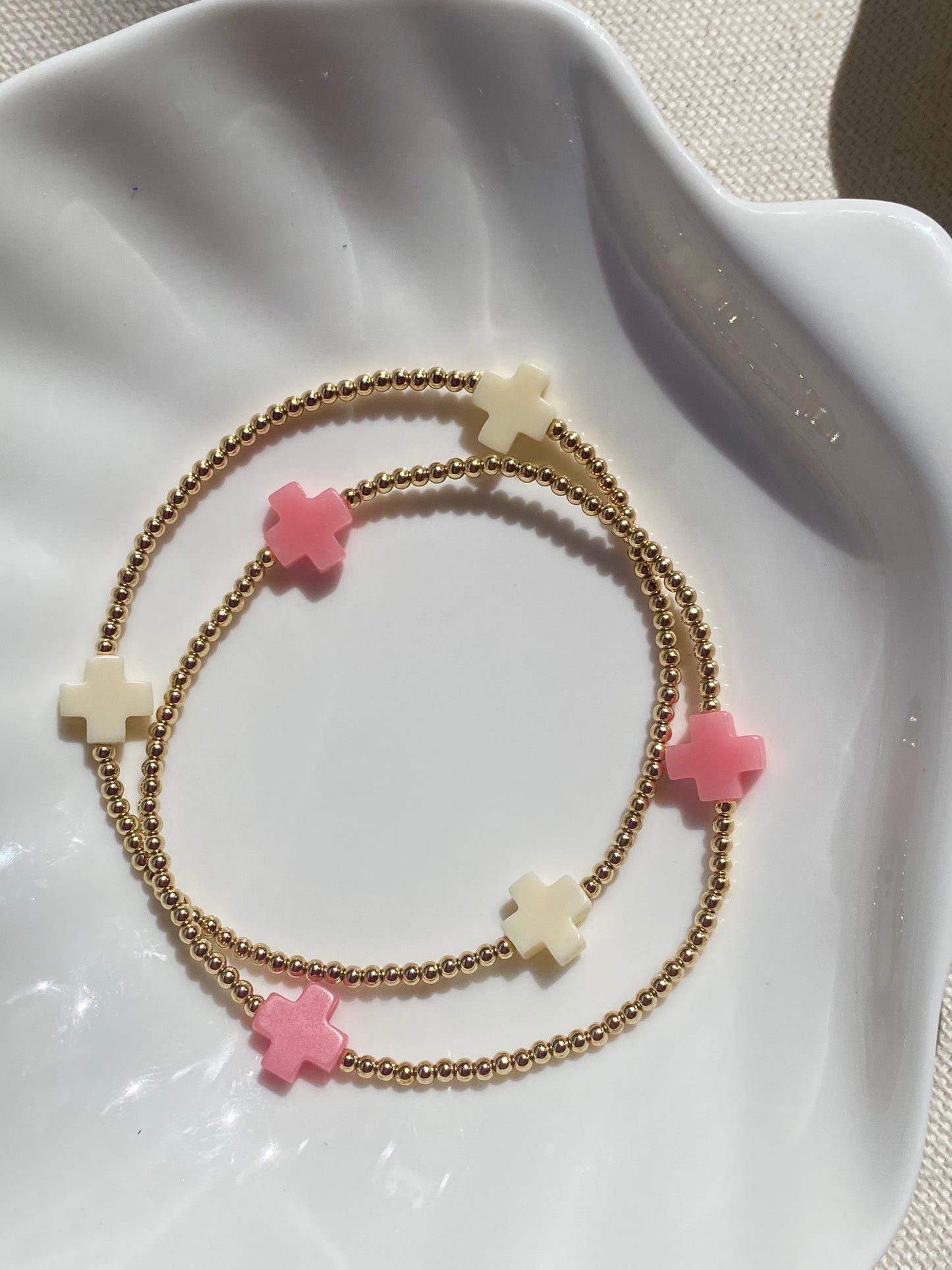 PRE-ORDER strawberry lemonade bracelet set of 2