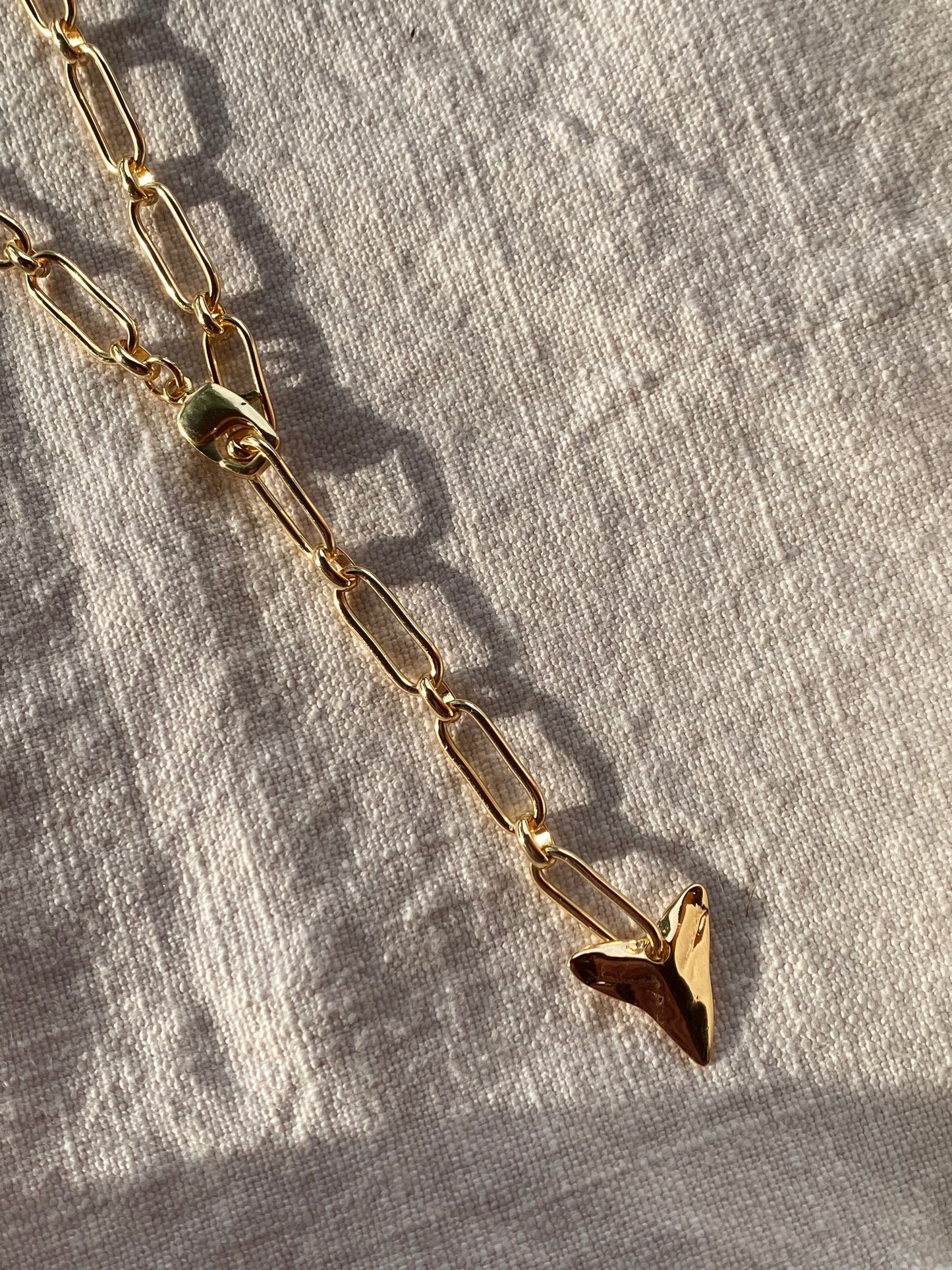 Dusk to dawn lariat necklace