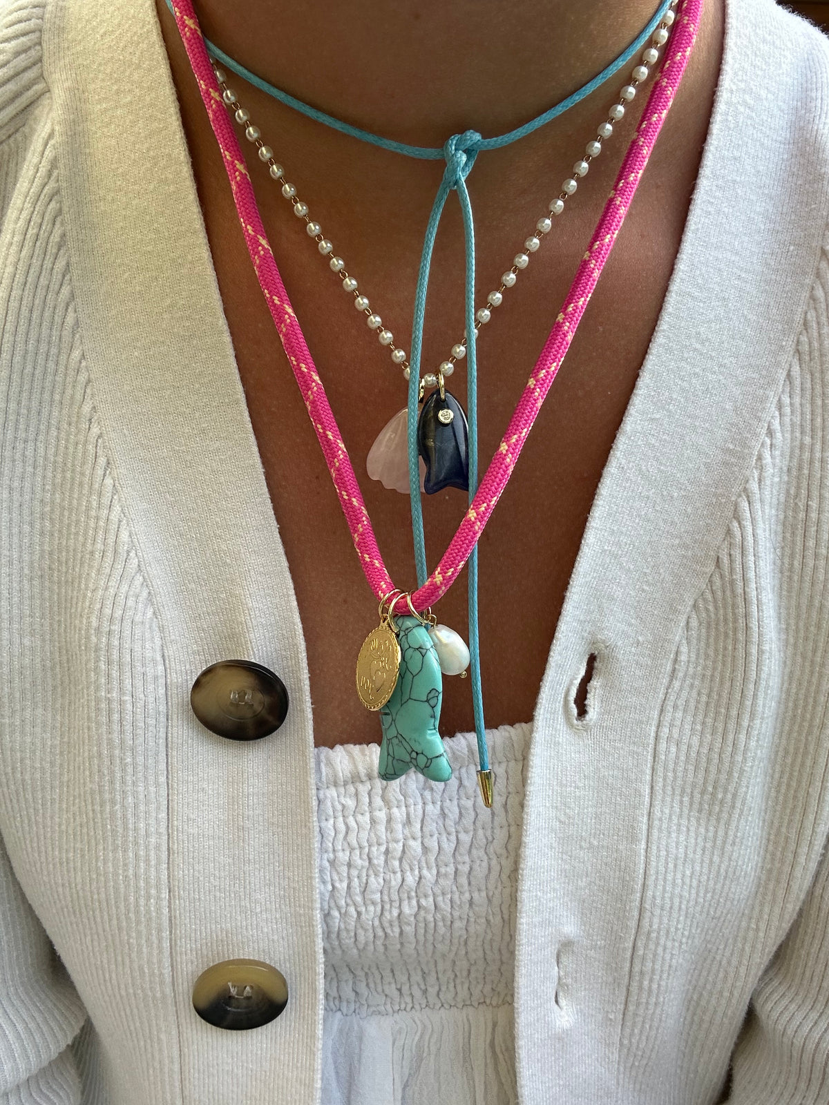 Summer Stroll Charm Necklace