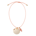 Peach Sand Charm Necklace