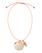 Peach Sand Charm Necklace