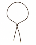Riviera Chord Necklace - Dark Brown