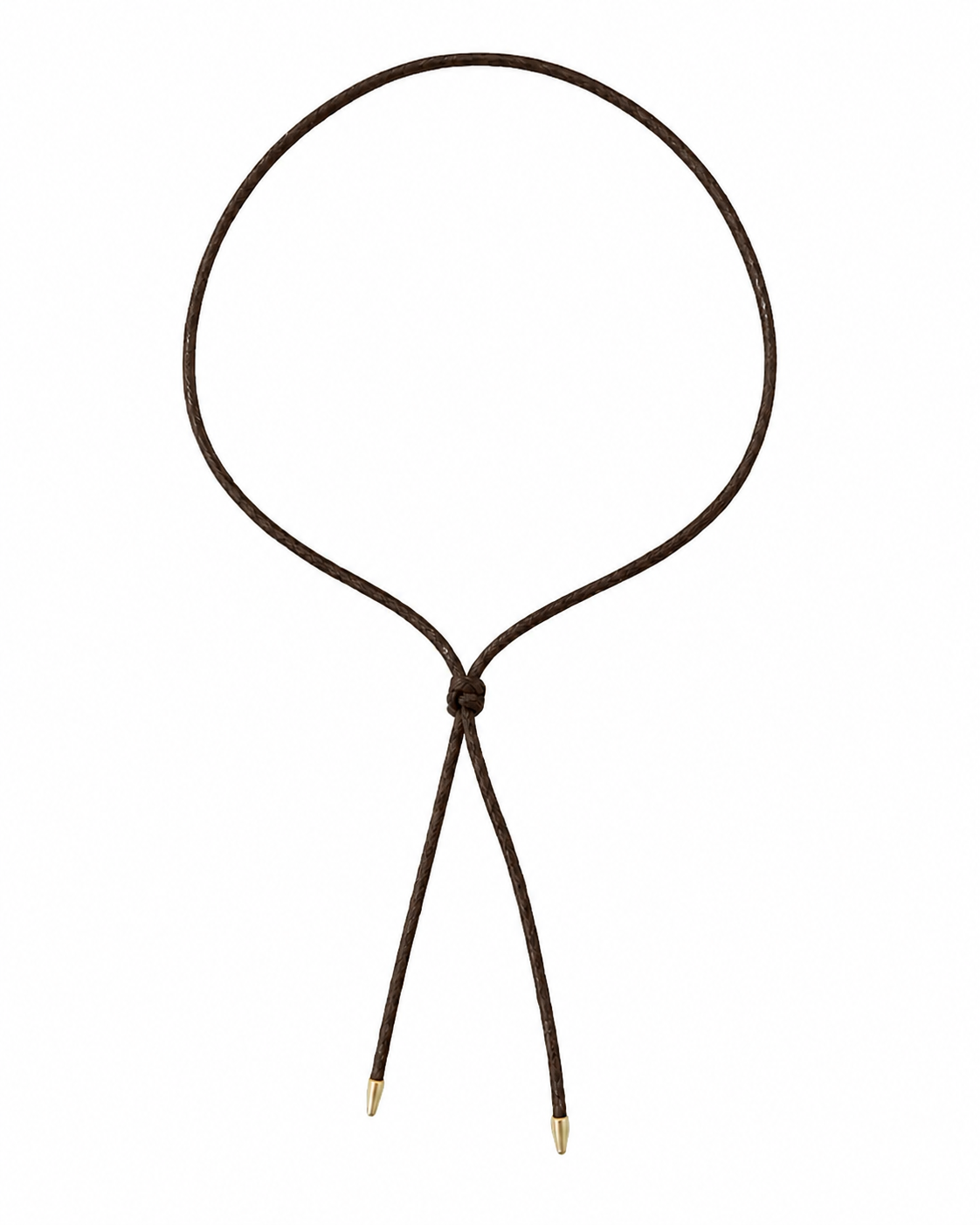 Riviera Chord Necklace - Dark Brown