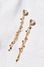 Star Sparkle Dangle Earrings