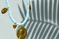 Rosa Mística Mary charm necklace
