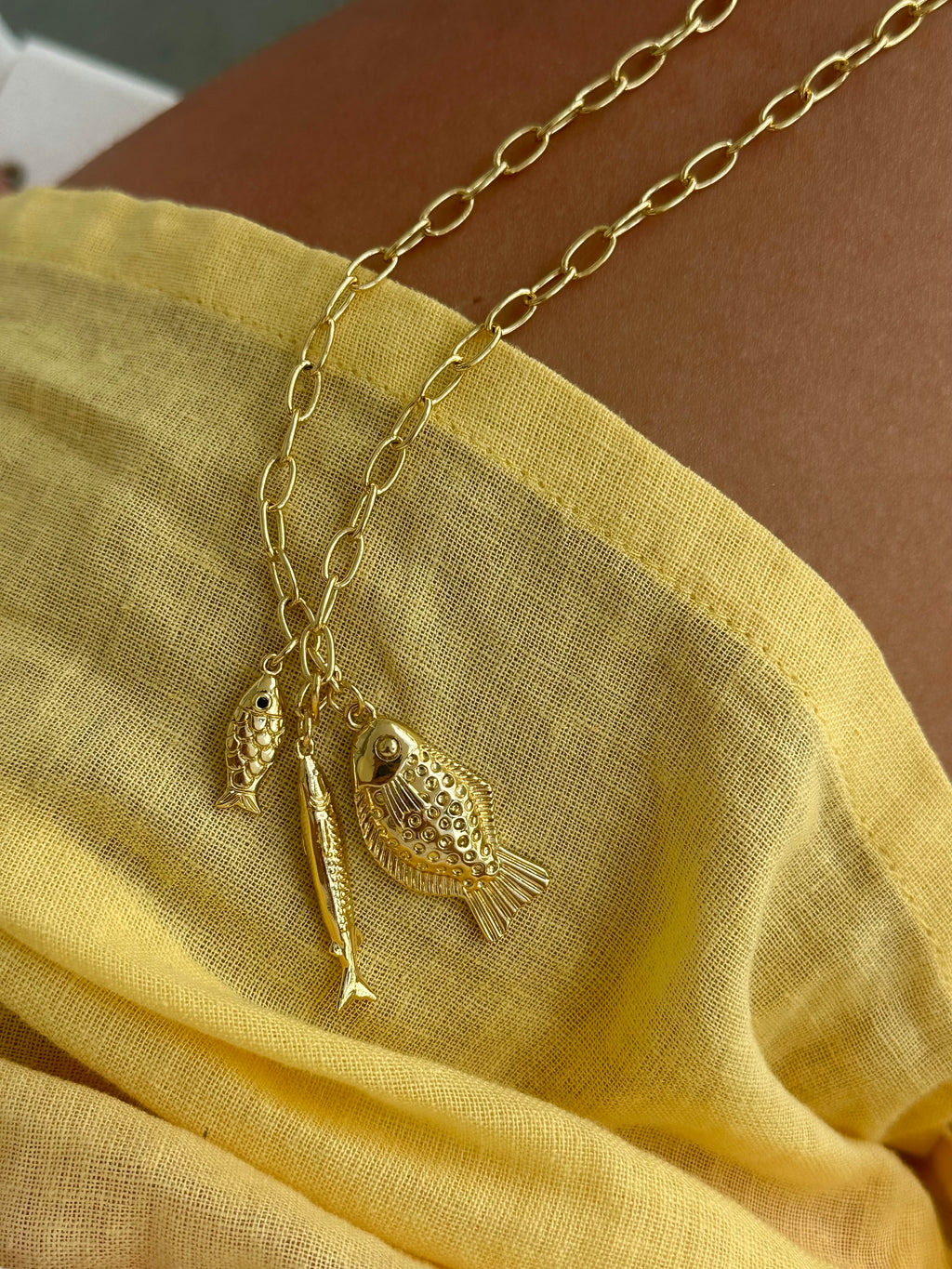 Catch of the Day Charm Necklace
