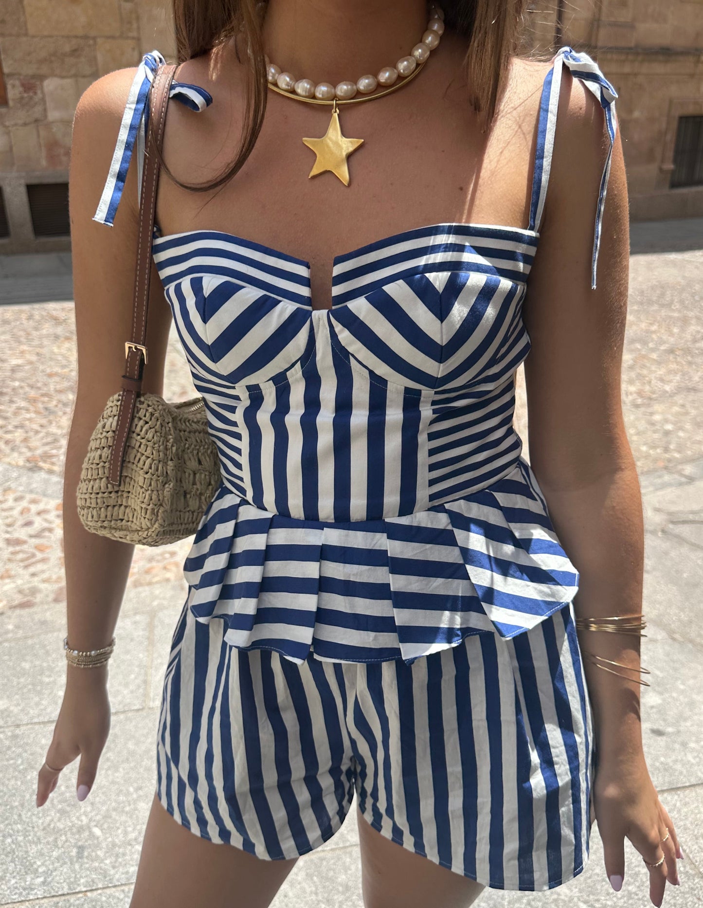 Vintage Star Collar Necklace