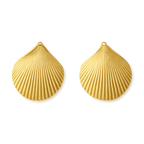 Maretta Scallop Shell Earrings