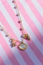 Rae Pearl Charm Necklace