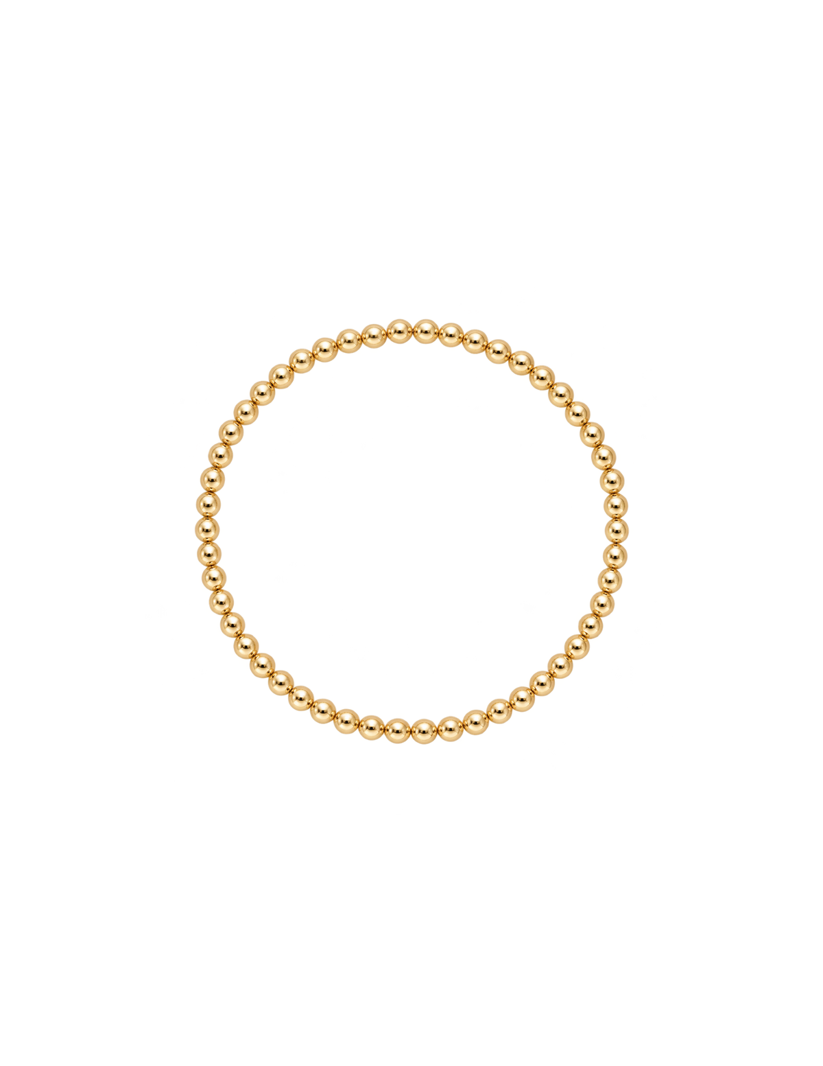 Classic Gold Beaded Bracelet