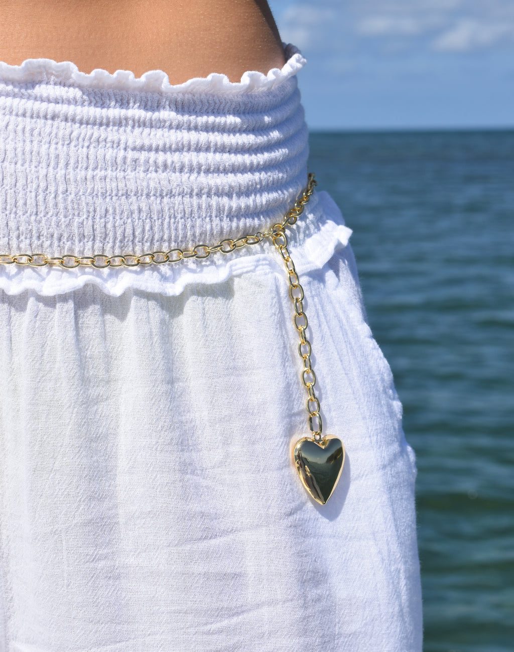 Innamorata Heart Lariat Necklace