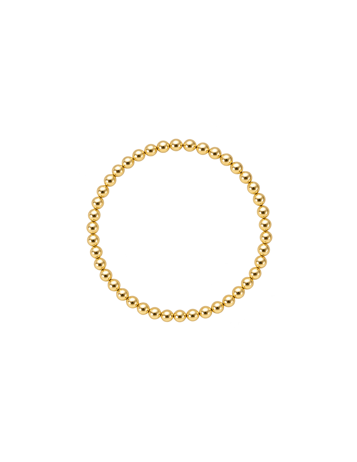 Classic Gold Beaded Bracelet