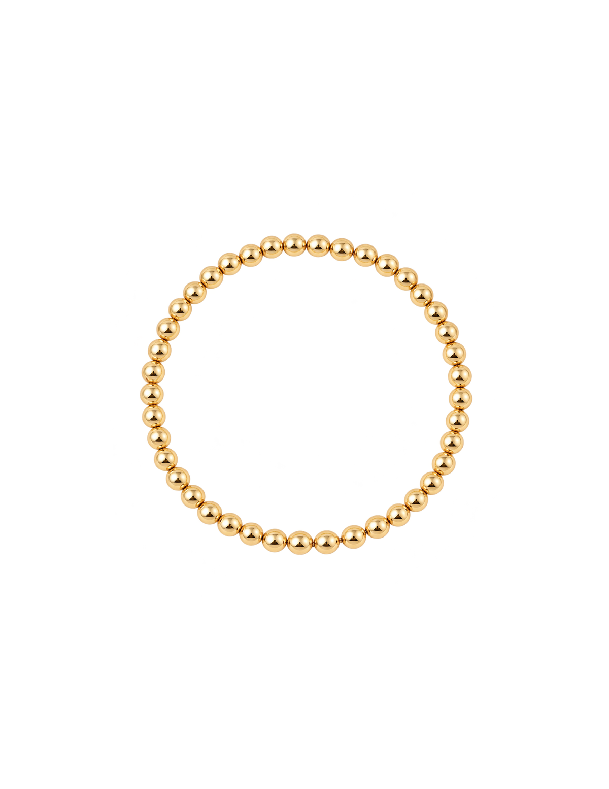 Classic Gold Beaded Bracelet