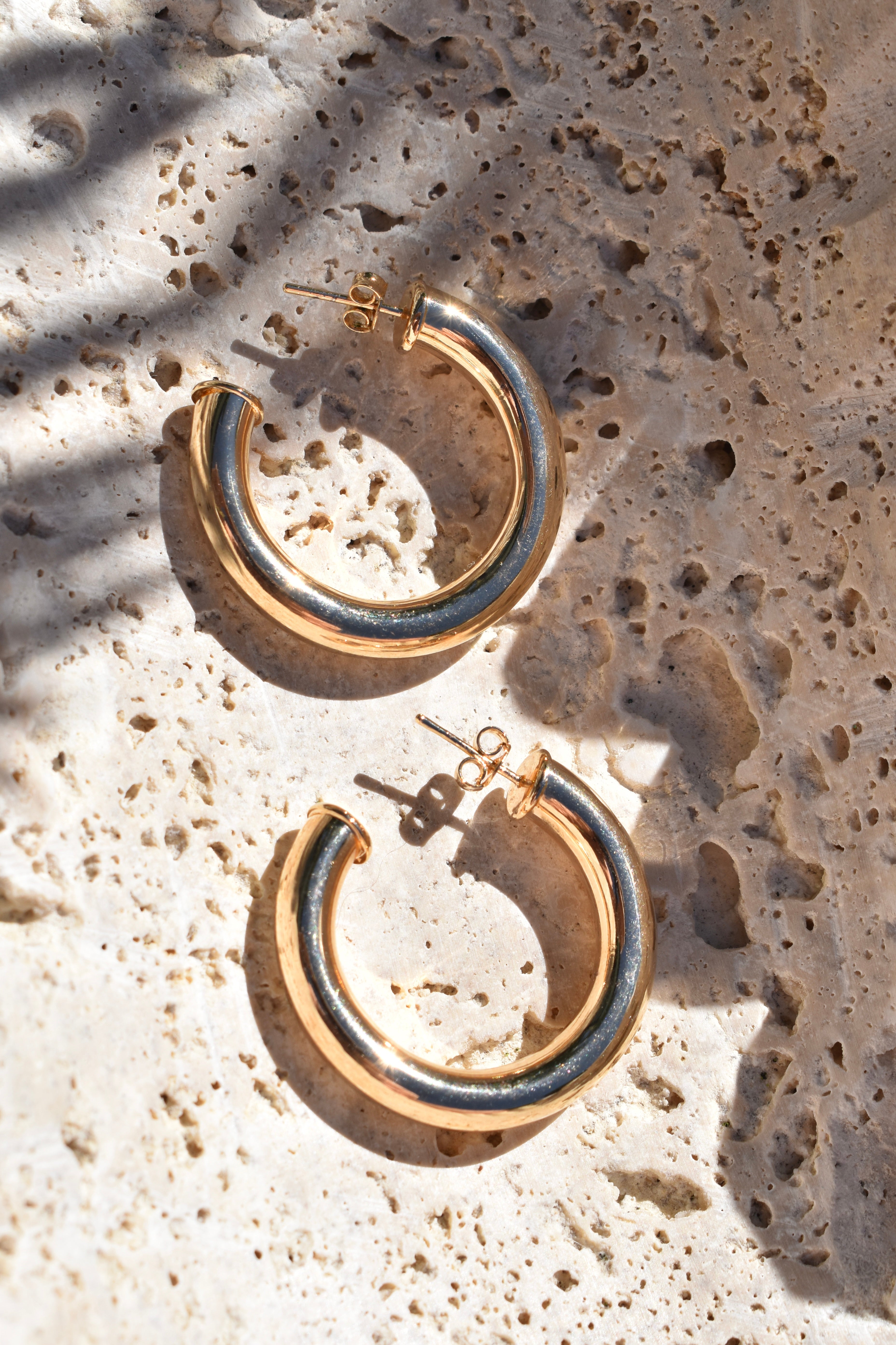 Large Gold Hoops