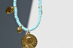Rosa Mística Mary charm necklace