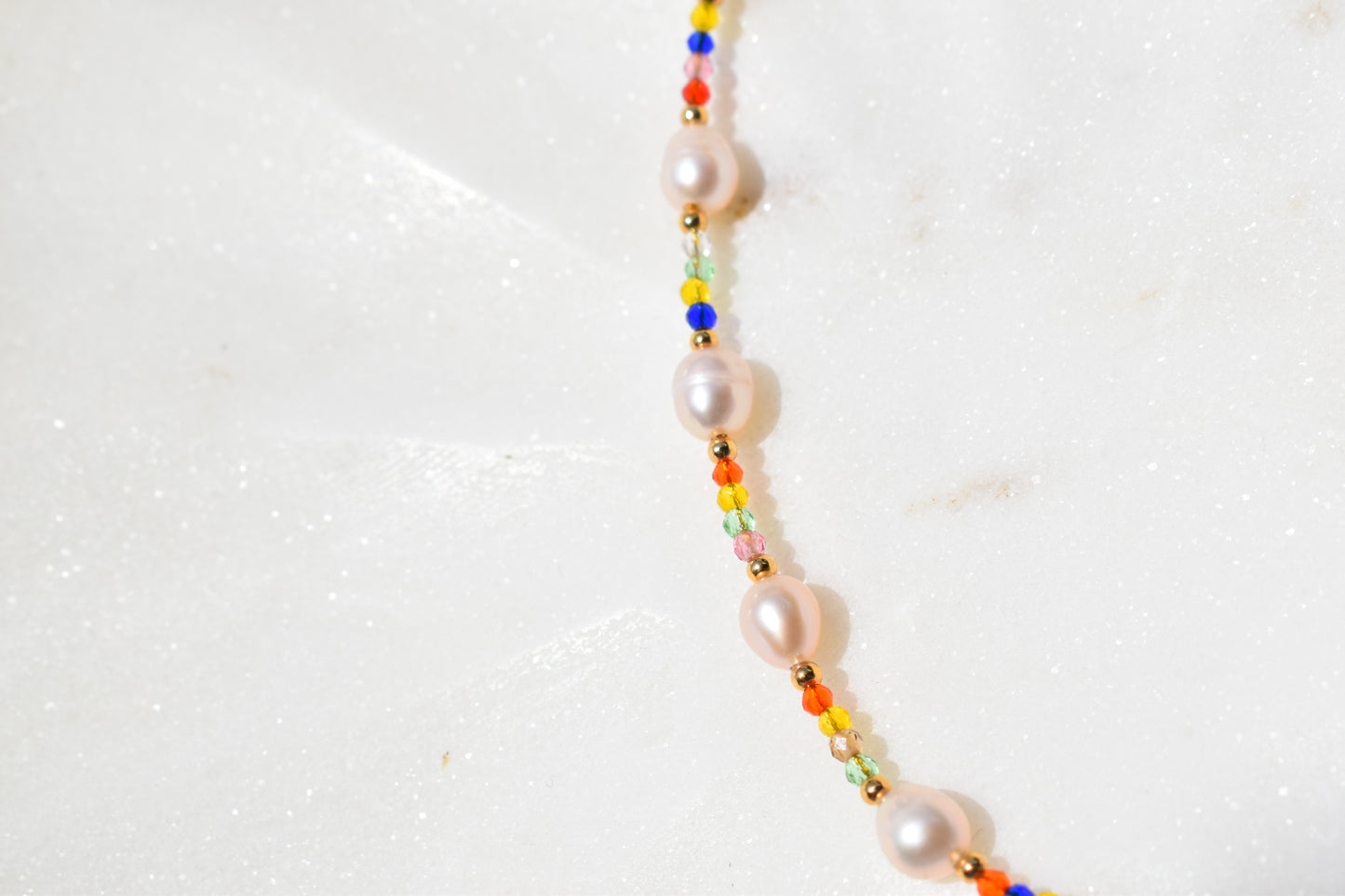 Tropical Splash Pearl Necklace