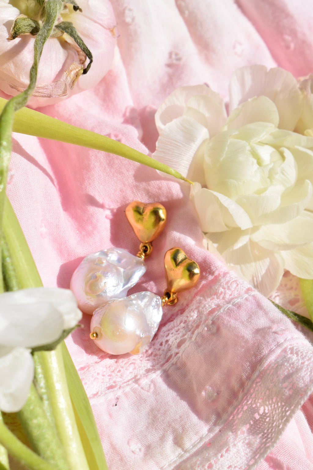 Sweetheart Vintage Statement Earrings