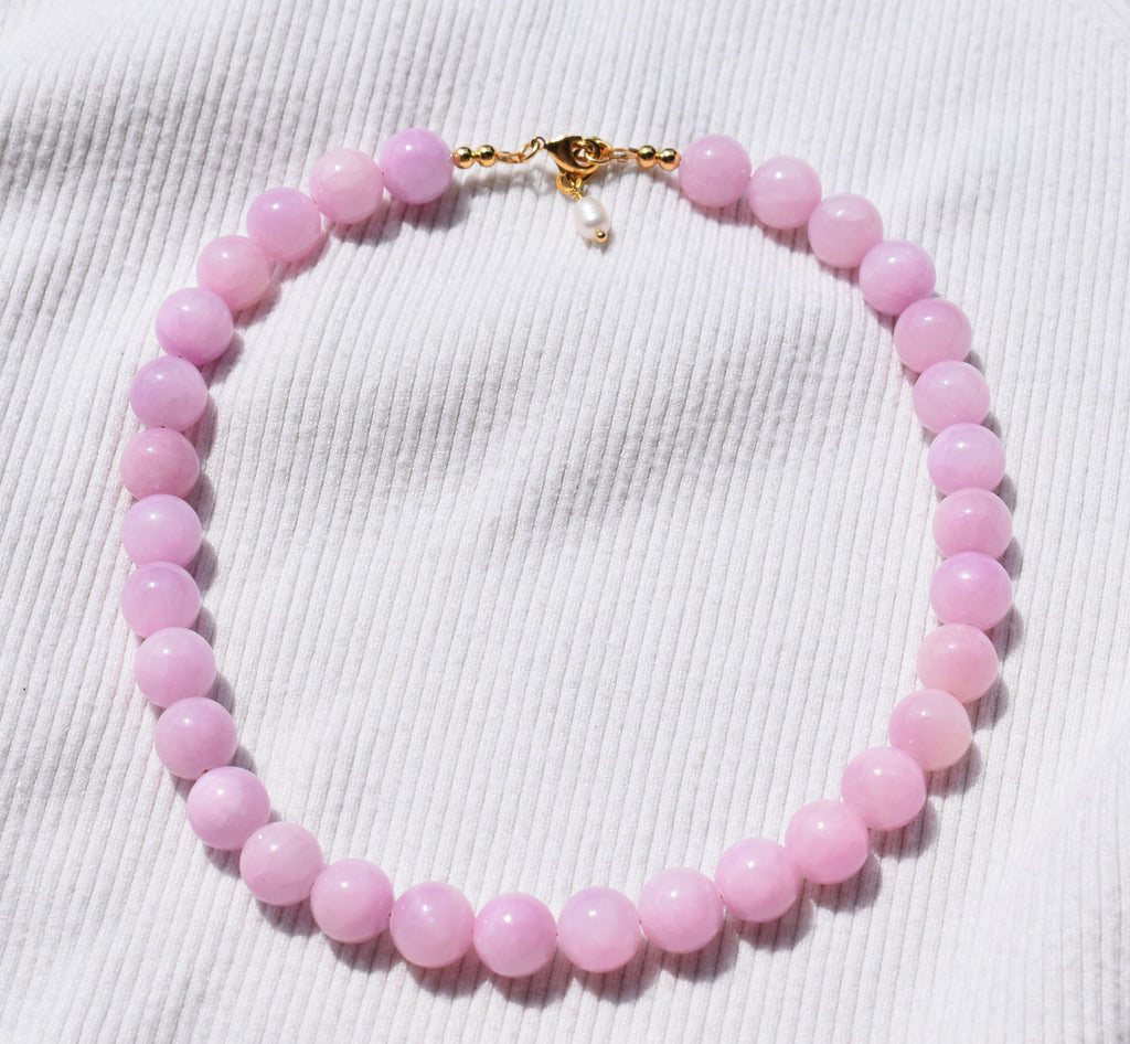 Mulberry Blush Beaded Necklace