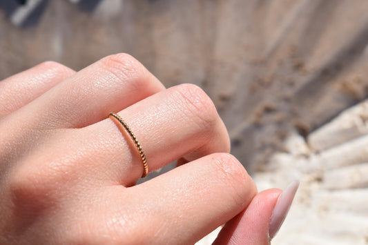 Gold Twist Ring