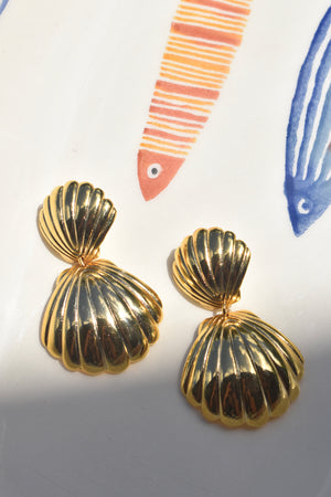 Perla Marina Statement Earrings