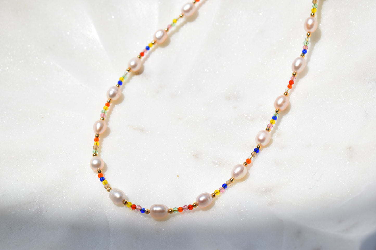 Tropical Splash Pearl Necklace