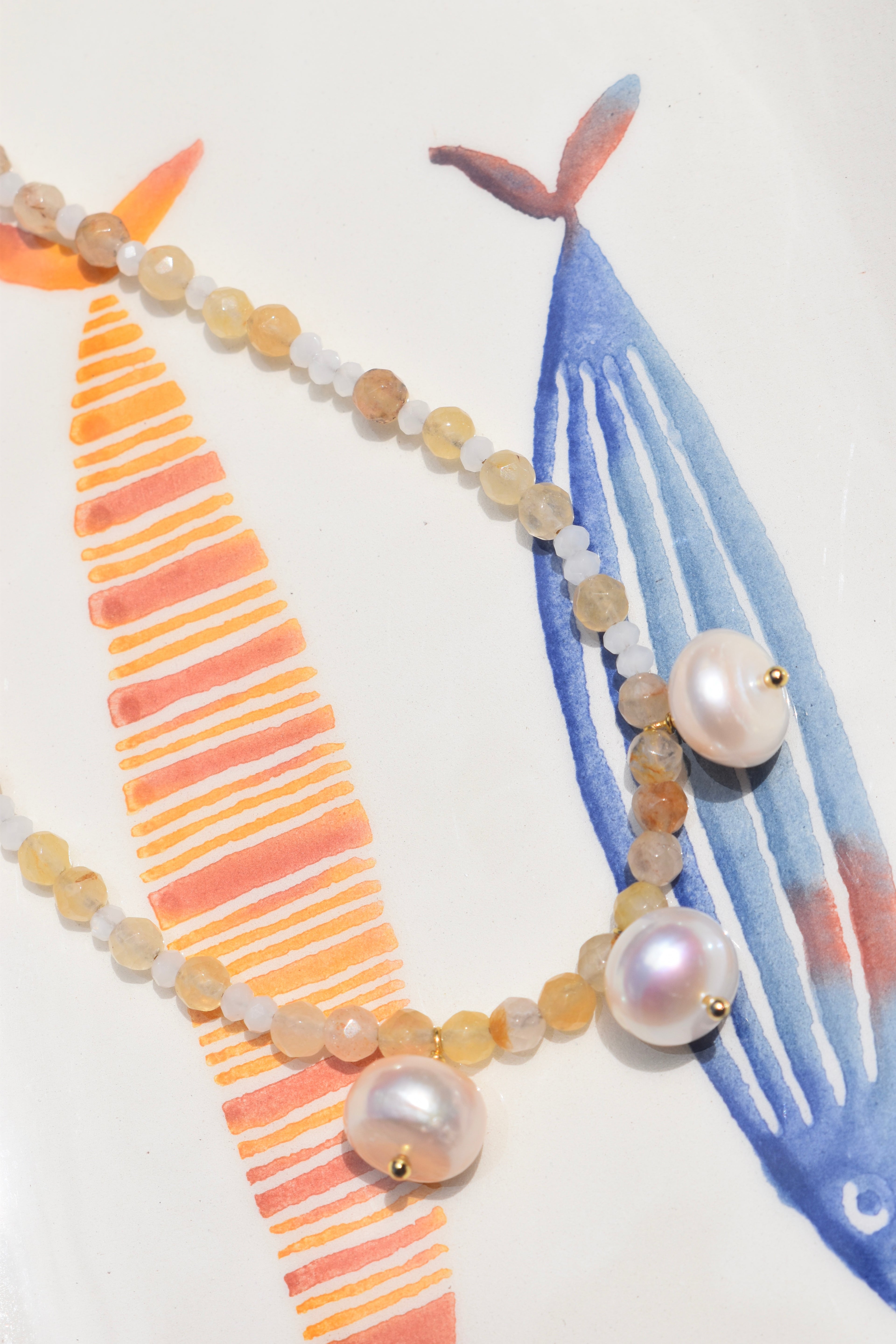 Salty Citrus Necklace