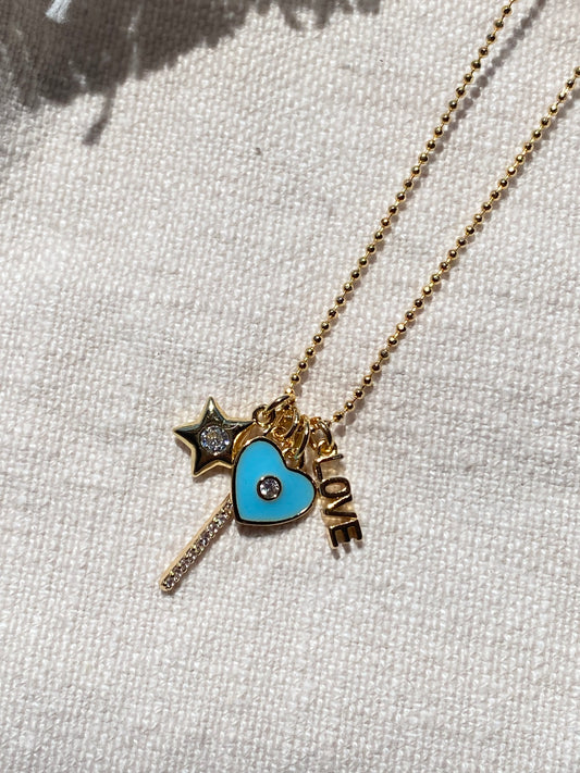 Lovely blues necklace