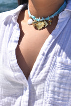 L’Acqua Dolce Fabric Charm Necklace