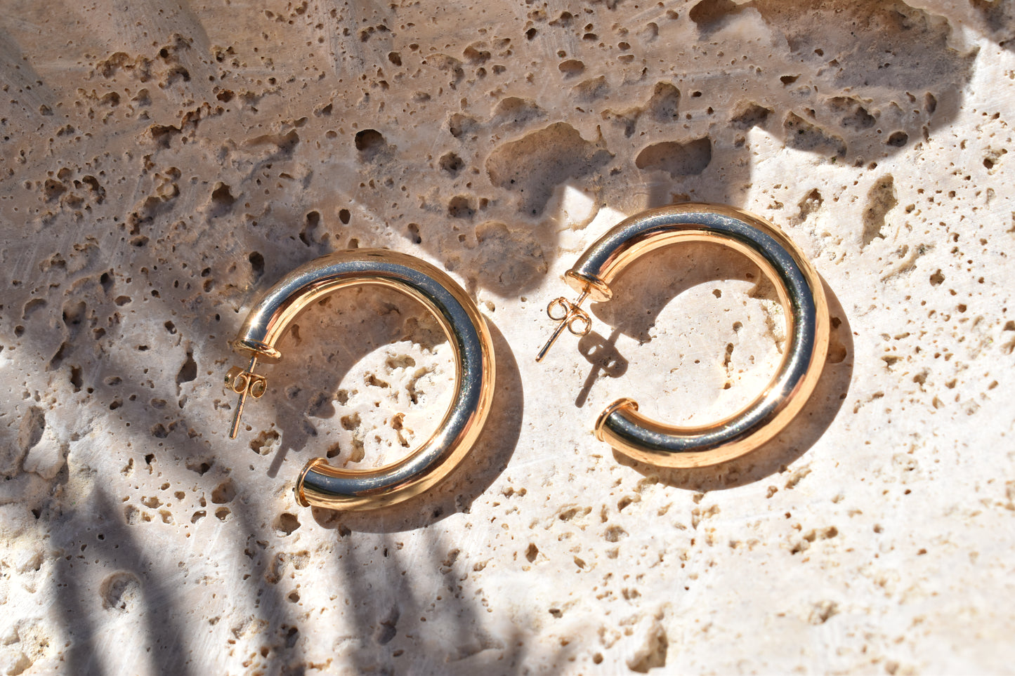 Large Gold Hoops