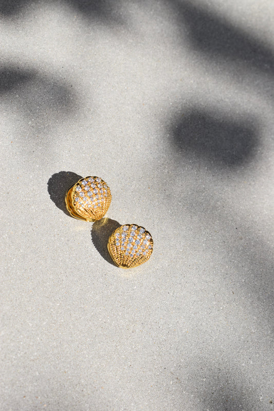 Sea Shell Shimmer Reversible Earrings