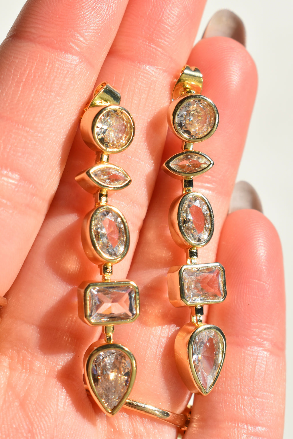Marquise Mix Dangle Earrings