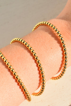 Bead Bubble Bangles (single or set of 3)