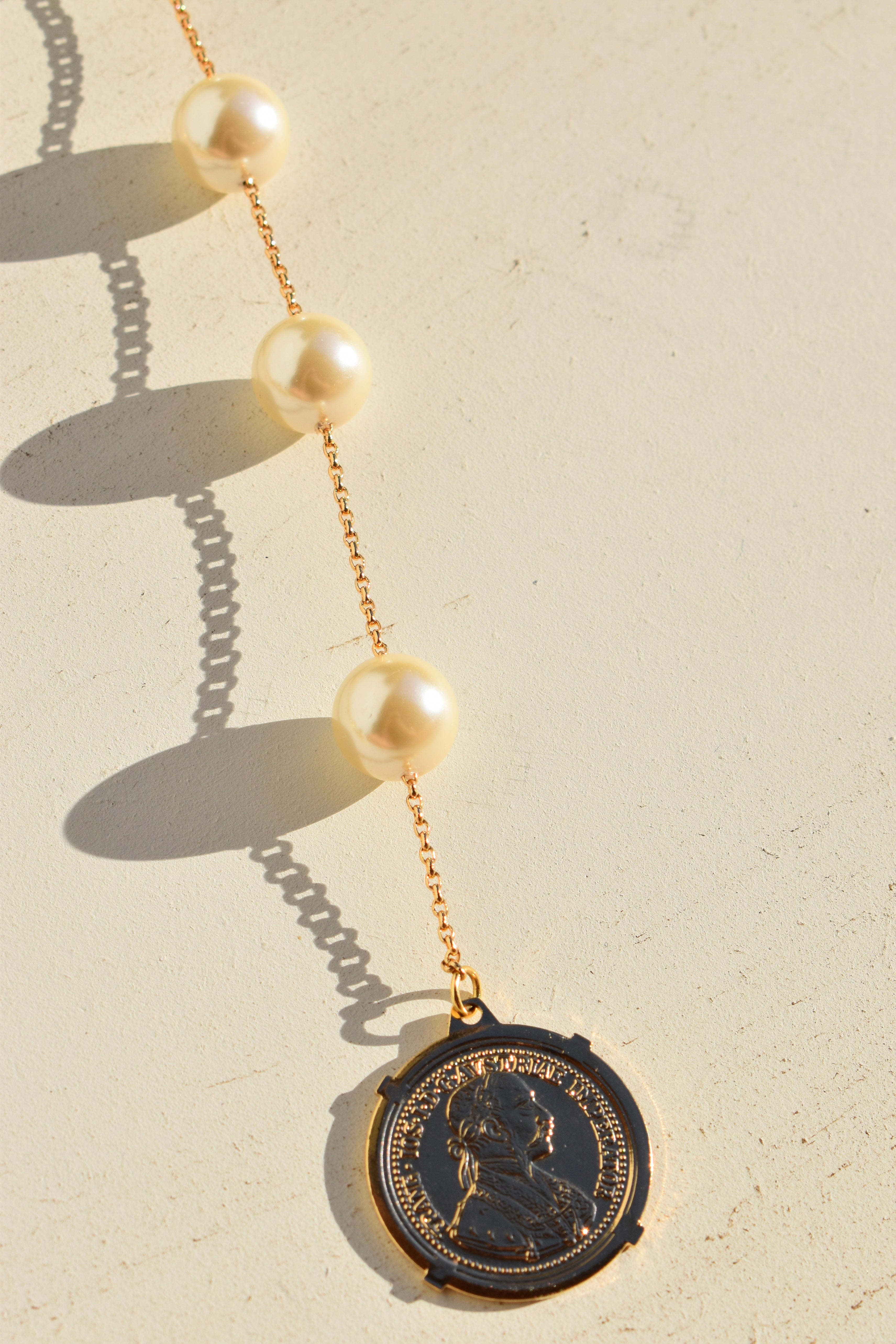 Bianca Coin Lariat