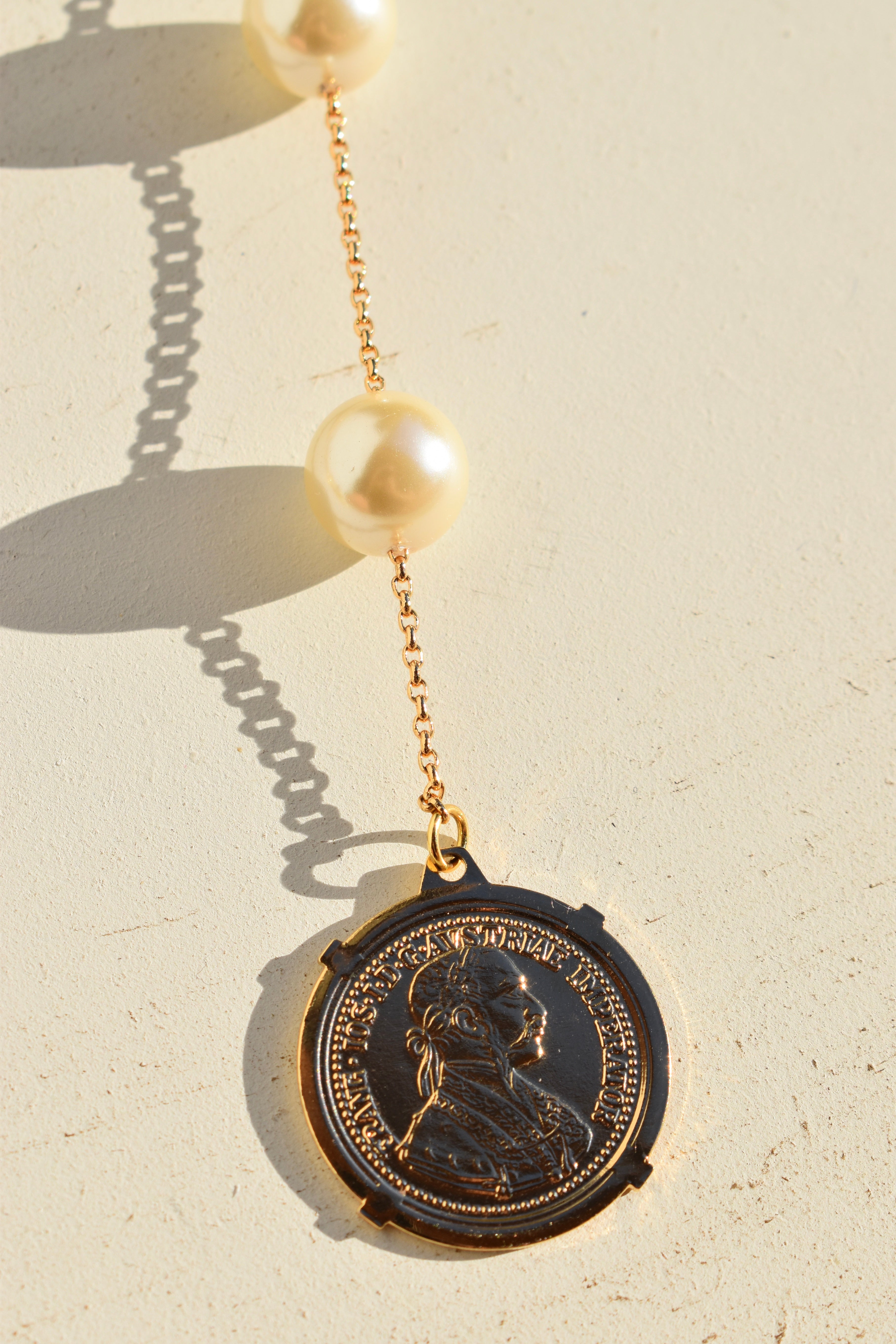 Bianca Coin Lariat