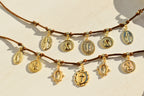 Mary Medallion Chord Necklace