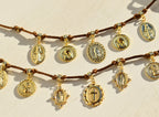 Mary Medallion Chord Necklace