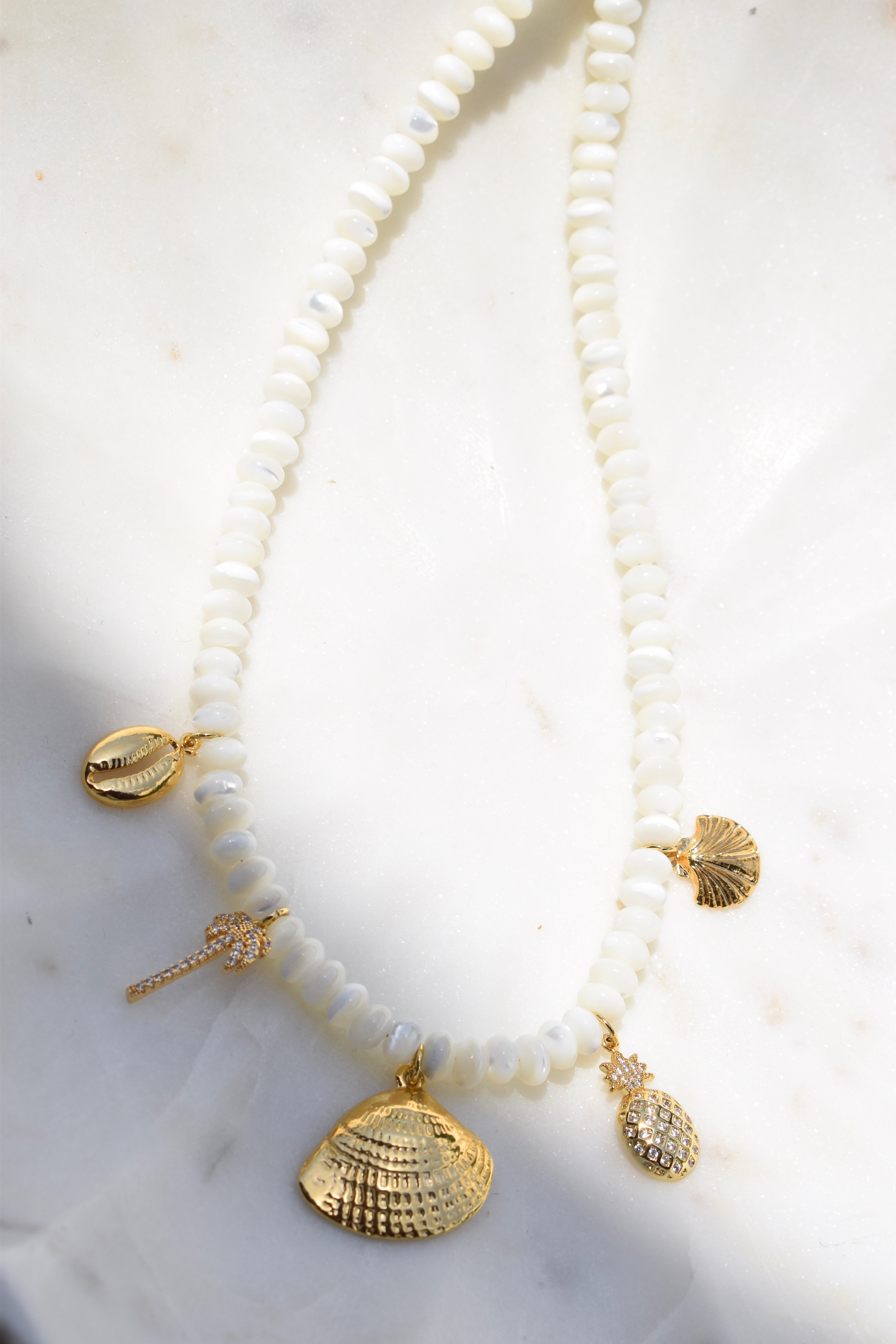 Beach Breeze Charm Necklace