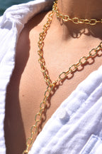 Innamorata Heart Lariat Necklace