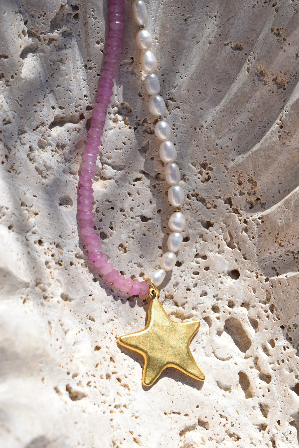 Stellar Pearl & Gemstone Necklace