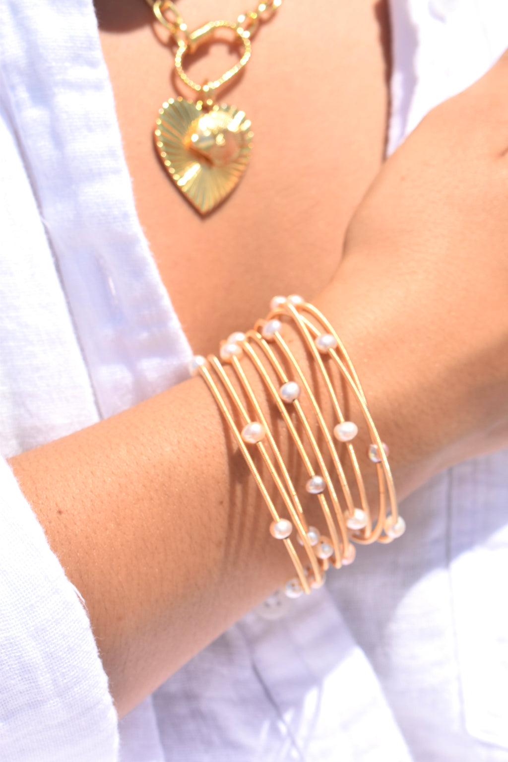 Cinta di Perle Wrap Bracelet