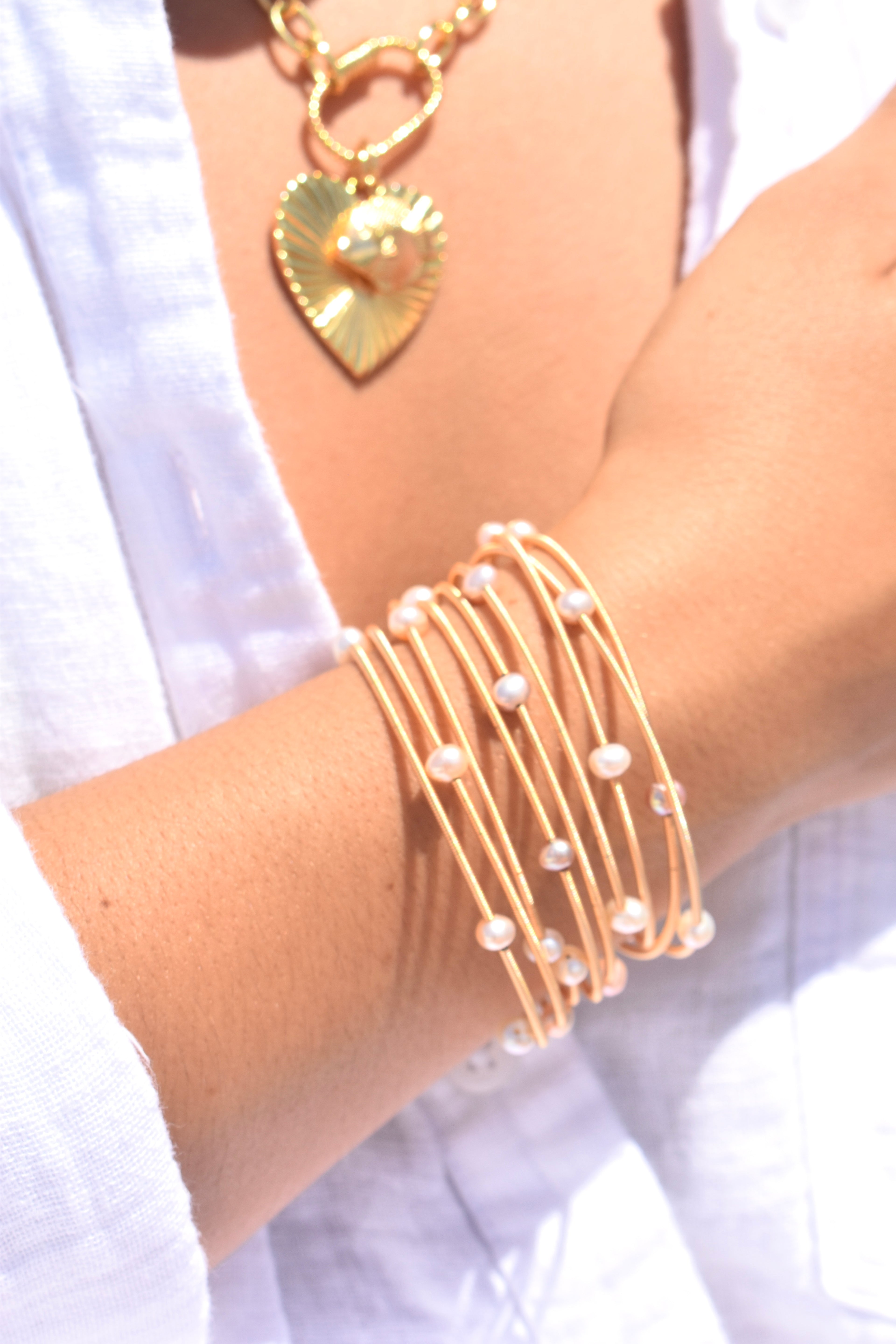 Cinta di Perle Wrap Bracelet
