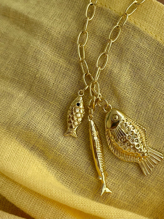 Catch of the Day Charm Necklace