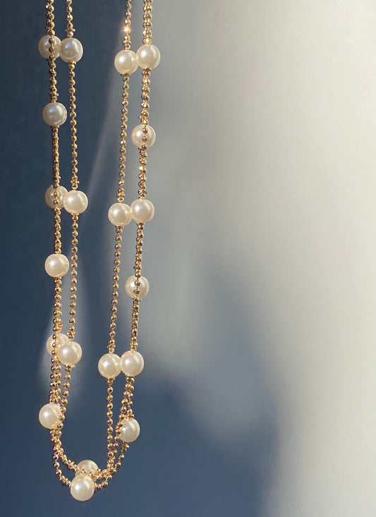 Sunrise pearl necklace